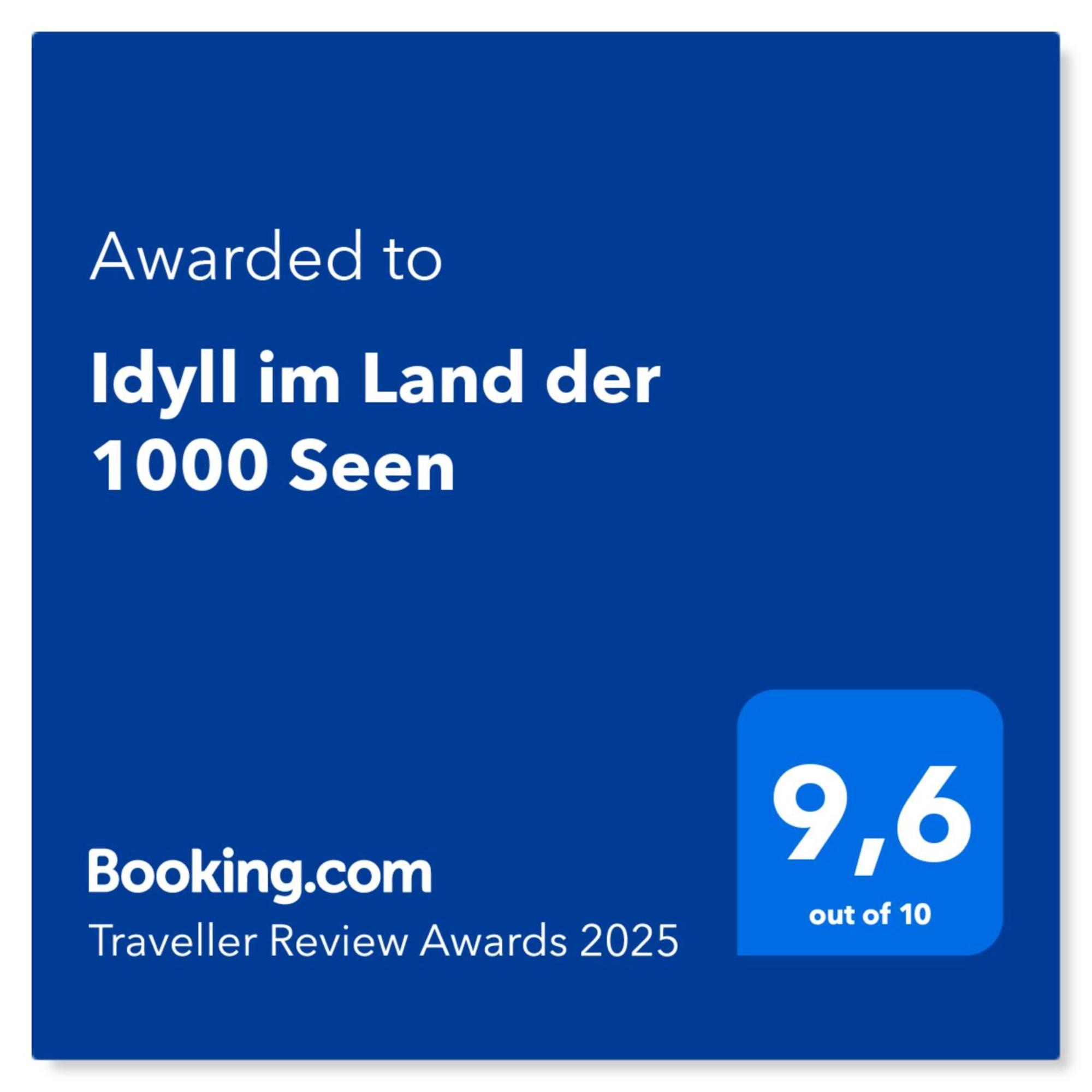 Idyll Im Land Der 1000 Seen Liessow  Экстерьер фото